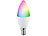 Luminea Home Control 2er-Set LED-Kerzen E14, RGB-CCT, 5 W, 470 lm, ZigBee-kompatibel Luminea Home Control E14-Lampen mit RGBW-LEDs, für ZigBee-kompatible Steuersysteme