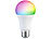 Luminea Home Control 2er-Set LED-Lampen E27, RGB-CCT, 9W, 806 Lumen, ZigBee-kompatibel Luminea Home Control E27-Lampen mit RGBW-LEDs, für ZigBee-kompatible Steuersysteme