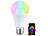 Luminea Home Control 4er-Set LED-Lampen E27, RGB-CCT, 9W, 806 Lumen, ZigBee-kompatibel Luminea Home Control E27-Lampen mit RGBW-LEDs, für ZigBee-kompatible Steuersysteme