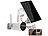 VisorTech 2K-Funk-Kamera für Rekorder DSC-500.nvr, Solarpanel, Nachtsicht, PIR VisorTech