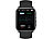 newgen medicals Fitness-Smartwatch, Blutdruck-, EKG- und SpO2-Anzeige, Bluetooth, IP68 newgen medicals Fitness-Smartwatches mit EKG-, Herzfrequenz-, Blutdruck- & Blutsauerstoff-Anzeige