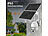 7links Pan-Tilt-Überwachungskamera, 2K-Auflösung, WLAN, Akku, 25 W Solarpanel 7links