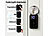 Xcase Smarter Schlüssel-Safe, Touch-PIN, Fingerprint, Versandrückläufer Xcase Mini-Schlüssel-Safes mit Bluetooth, App, Transponder & Fingerabdruck-Scanner