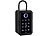 Xcase Smarter Schlüssel-Safe, Touch-PIN, Fingerprint, Versandrückläufer Xcase Mini-Schlüssel-Safes mit Bluetooth, App, Transponder & Fingerabdruck-Scanner