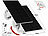 revolt 2er-Set Solarpanels für Akku-IP-Kameras mit Micro-USB, 5 W, 5 V, IP65 revolt Solarpanele mit Micro-USB-Anschluss für Akku-Überwachungskameras