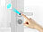VisorTech Smarter Sicherheits-Türbeschlag mit Finger-Scanner, PIN & App, silber VisorTech