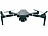 Simulus Faltbare WLAN-Drohne mit Brushless-Motor, interp. 4K-Live-View-Kamera Simulus