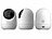 7links WLAN-Pan-Tilt-Kamera mit 2K, Privat-Modus, IR-Nachtsicht 7links WLAN-Pan-Tilt-Überwachungskameras mit Privat-Modus und Objekt-Tracking, für Echo Show