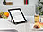 PEARL 2er-Set Portabler Alu-Notebook-Ständer bis 39,5 cm (15,6"), 6 Winkel PEARL Notebook-Ständer