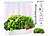 Carlo Milano XL-Gewächs- & Anzucht-Station mit Pumpe, für 12 Pflanzen, 3,5 l Tank Carlo Milano Intelligente Pflanzen-Anzucht-Systeme mit LED-Licht und Timer