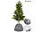 Royal Gardineer 2er Set Thermo-Topfschutz für Pflanzen,50x45cm,mit Drainage,anthrazit Royal Gardineer Thermo-Topfschutze für Kübelpflanzen
