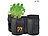 Royal Gardineer 10er-Set Pflanzen-Wachstumssäcke, je 10 l, Tragegriffe, Sichtfenster Royal Gardineer Pflanzen-Wachstumssäcke-Sets