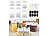 Rosenstein & Söhne 6er-Set Vorratsdosen in 3 Größen, BPA-frei, Messbecher, Labels & Stift Rosenstein & Söhne Kunststoff-Vorratsdosen