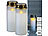 PEARL 2er-Set XL-LED-Grablichter, Lichtsensor, Batteriebetrieb, 21 cm, weiß PEARL LED-Grablichter