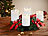 Britesta 4er-Set flackernde LED-Adventskerzen mit Fernbedienung, dimmbar, weiß Britesta LED-Kerzen mit Timer und Fernbedienung