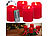 Britesta Adventskranz mit silberfarbenem Schmuck, inkl. LED-Kerzen in rot Britesta Adventskränze