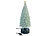 infactory 2er-Set bunte LED-Weihnachtsbäume mit USB-Betrieb, 25 cm hoch infactory