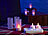Lunartec 24er-Set Akku-LED-Teelichter mit Ladestation, Fernbedienung, 15 Std. Lunartec Akku-LED-Teelicht-Sets mit Ladestation