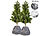 Royal Gardineer 2er Set Thermo-Topfschutz für Pflanzen,40x40cm,mit Drainage,anthrazit Royal Gardineer