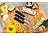 Rosenstein & Söhne 3-teiliges Obst- und Gemüsemesser-Set, scharf, kompakt und handlich Rosenstein & Söhne Küchenmesser-Sets
