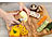 TokioKitchenWare 3-teiliges Obst- und Gemüsemesser-Set mit Wetzstahl TokioKitchenWare
