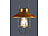 Lunartec 4er Set Deko-Solar-Hängelampe im bronzenen Retro-Look, 600-mAh-Akku Lunartec Deko-Solar-Hängelampen im Retro-Look