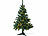 infactory Weihnachtsbaum mit Bodenständer, 120 cm, Versandrückläufer infactory Weihnachtsbäume mit LED-Beleuchtung