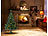 infactory Weihnachtsbaum mit Bodenständer, 120 cm, 250 Spitzen, 100 LEDs infactory Weihnachtsbäume mit LED-Beleuchtung