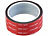 AGT 2er-Set Industrie Acryl Doppelklebebänder, 5cm x 3m, 55 kg pro Meter AGT Hochleistungs-Acryl-Klebebänder, wasserfest, schwarz