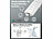 PEARL Akku-LED-Leselampe mit Clip, 3 Weiß-Stufen (CCT), dimmbar, weiß PEARL