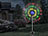 Lunartec 2er-Set Garten-Solar-Lichtdekos mit Feuerwerk-Effekt, 120 LEDs, IP44 Lunartec