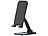 PEARL Faltbarer Universal-Aluminium-Smartphone & Tablet-Ständer, verstellbar PEARL Universal-Smartphone & Tablet-Ständer
