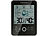 PEARL Digital-Hygro-/Thermometer mit Schimmel-Alarm & Komfort-Anzeige PEARL Hygrometer Thermometer mit Schimmel Alarm