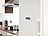 PEARL Digitaler Küchentimer mit Ton-, LED- und Vibrationsalarm und Uhrzeit PEARL