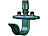 Royal Gardineer Regulierbarer 2-fach-Wasserverteiler mit praktischer Schlauchhalterung Royal Gardineer