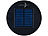 Lunartec Smarte Solar-Laterne aus Metall mit RGB-CCT-LEDs, App, Bluetooth, IP44 Lunartec Solar-Laternen (RGB-CCT) mit Dämmerungssensor, BT, App