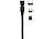 Callstel USB-A-Kabel, magnetischer Stecker für USB-C, Micro-USB, Lightning, 3 A Callstel Magnetische USB-Ladekabel