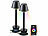 Lunartec Smarte Outdoor-Tischlampe, RGB-CCT-LEDs, App, Bluetooth, 2er-Set Lunartec Outdoor-Tischlampen mit RGB-CCT-LEDs, App