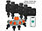 Royal Gardineer 4er-Set WLAN-Bewässerungscomputer, Ventil, 4-fach-Wasserverteiler, App Royal Gardineer