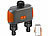 Royal Gardineer 2er-Set WLAN-Bewässerungscomputer mit Dual-Ventil, Versandrückläufer Royal Gardineer WLAN-Bewässerungscomputer mit Dual-Bewässerungs-Ventil und App