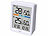 infactory 2er-Set Außen- und Innen-Thermometer und Hygrometer mit Außensensor infactory Digitales Innen- & Außen Funk-Thermometer