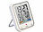 infactory Digitale Badezimmer- und Duschuhr mit Thermo-/Hygrometer, IP65 infactory Digitale Badezimmer-Wanduhren mit Thermometer & Hygrometer
