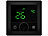 revolt 2er-Set WLAN-Fußbodenheizungs-Thermostat mit Sprachsteuerung, schwarz revolt WLAN-Raumthermostate