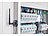 Luminea Home Control 3-Phasen-WLAN-Stromzähler inkl. 2 WLAN-Unterputz-Steckdosen Luminea Home Control 3-Phasen-WLAN-Stromzähler und Echtzeit-Energiemonitore