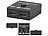 auvisio 2-Port-HDMI-2.0-Splitter & -Switch, bis 4K UHD, 60 B./Sek., HDCP auvisio