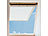infactory Insektenschutzgitter aus UV-beständigem Fiberglas, 100 x 250 cm, weiß infactory