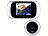 Somikon Digitale Türspion-Kamera mit 7,1-Versandrückläufer Somikon Türspion-Kameras