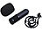 auvisio Profi-USB-Kondensatormikrofon mit Popschutz & Ringlicht auvisio USB-Konsensator-Mikrofone mit Tischklemme und Ringlicht