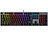 GeneralKeys Mechanische Metall-Gaming-Tastatur, buntes Licht, Versandrückläufer GeneralKeys Mechanische USB-Tastaturen mit Beleuchtung und Anti-Ghosting