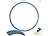 PEARL sports Hula-Hoop-Reifen, Schaumstoff-Mantel, befüllbar bis 6 kg, Ø 88 cm PEARL sports